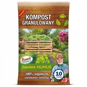 Florovit pro natura kompost granulowany 10L | Centrum Ogrodnicze Olza