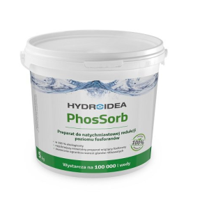 PhosSorb preparat wiążący fosforany w oczkach wodnych i stawach kąpielowych 5 kg