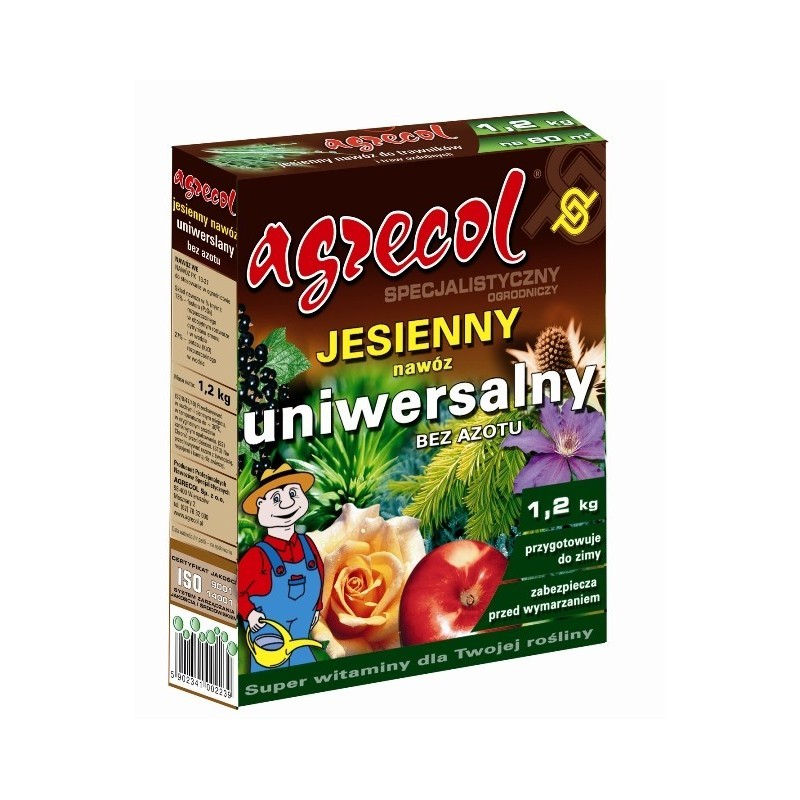 AGRECOL NAWÓZ JESIENNY UNIWERSALNY 1,2 KG BEZ AZOTU
