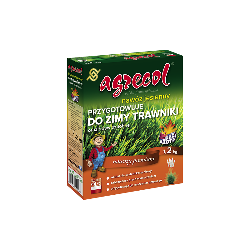 AGRECOL nawóz jesienny fosforowo-potasowy do trawników i traw ozdobnych  1,2 kg
